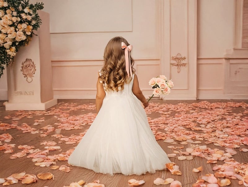 Bride in a Modern Chic Wedding Dress